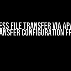 Effortless File Transfer via Apache NiFi using Transfer Configuration from PGDB